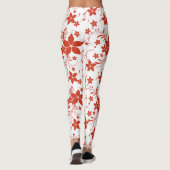 Leggings Pattes florales de femmes (Dos)