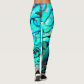 Leggings Paua Abalone conception naturelle (Dos)