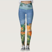 Leggings Paul Cezanne - Estaque aux toits rouges (Devant)