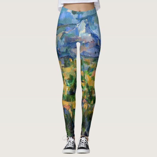 Leggings Paul Cezanne - Mont Sainte-Victoire (Devant)