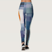 Leggings Paul Klee Abstrait Tree Blue Peinture (Dos)
