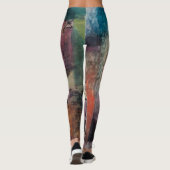 Leggings Paul Klee Art Abstrait Cubisme (Dos)