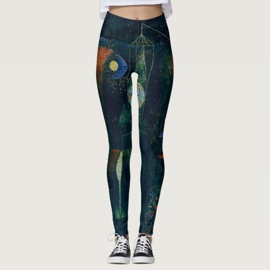 Leggings Paul Klee Fish Magic Peinture Abstraite Art graphi (Devant)
