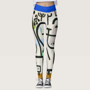 Leggings Paul Klee Rich Harbor Expressionnisme abstrait