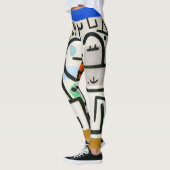 Leggings Paul Klee Rich Harbor Expressionnisme abstrait (Gauche)