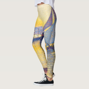 Leggings Paul Signac - Le Port au coucher du soleil, Opus 2