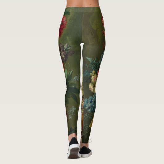 Leggings Paulus Theodorus Van Bruxelles - fleurs dans un (Dos)