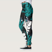 Leggings Paume de la jungle tropicale feuille (Gauche)