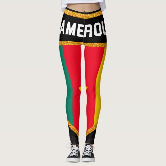 Leggings pavillon du Cameroun (Devant)