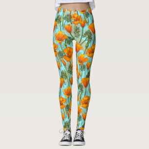 Leggings Pavot de Californie