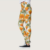 Leggings Pavot de Californie (Gauche)