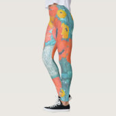 Leggings Pavot orange (Gauche)