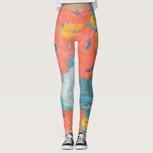 Leggings Pavot orange (Devant)