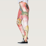 Leggings Pavots mous I<br><div class="desc">Pavots mous I par Leticia Herrera</div>