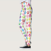 Leggings Paws Colorés, Paws Chiens, Paws Chat (Gauche)