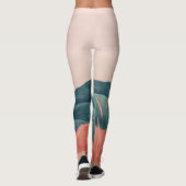 Leggings Paysage Abstrait de Boho (7) (Dos)