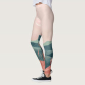 Leggings Paysage Abstrait de Boho (7) (Gauche)