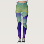 Leggings Paysage Abstrait Étoile tombée 23 (Devant)