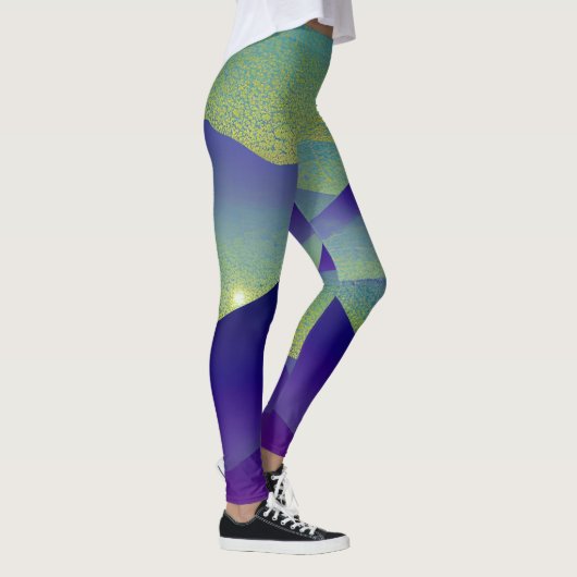 Leggings Paysage Abstrait Étoile tombée 23 (Droite)