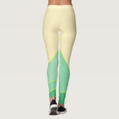 Leggings paysage art abstrait (Dos)