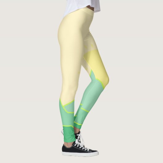 Leggings paysage art abstrait (Droite)