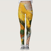 Leggings Paysage avec Maison et PloughmaVincent van Gogh (Devant)