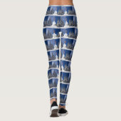 Leggings Paysage d'hiver de Noël (Dos)