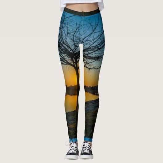 Leggings Paysage du Grand Stream, Flores, Uruguay (Devant)