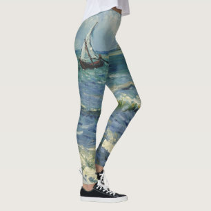 Leggings Paysage marin de Van Gogh à Saintes Maries de la M