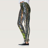 Leggings Paysage naturel Paysage Forêt Birch Trees (Gauche)