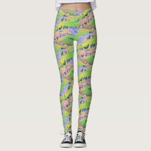 Leggings Paysage solaire italien