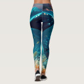 Leggings Paysage sous-marin tropical (Dos)