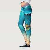 Leggings Paysage sous-marin tropical (Gauche)