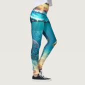 Leggings Paysage sous-marin tropical (Droite)