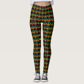 Leggings Peace Power - Rasta Roots (Devant)