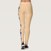 Leggings Peach Alaska State Flower Oubliez-moi les pattes (Dos)