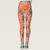 Leggings Peach Flower (Devant)