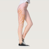 Leggings Peach Fuzz Minimaliste Moderne (Droite)