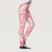 Leggings Peach Mandala (Droite)