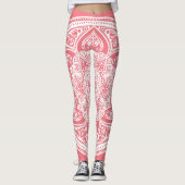Leggings Peach Mandala (Devant)