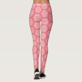 Leggings Peach Mandala (Dos)