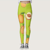 Leggings Peach Pattern 4 (Devant)
