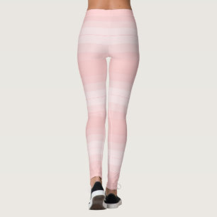 Leggings Peach Stripes mignonne Modèle élégant Meilleur