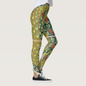 Leggings Peacock Art Nouveau Style rond design complexe (Droite)