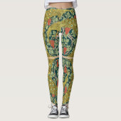 Leggings Peacock Art Nouveau Style rond design complexe (Devant)