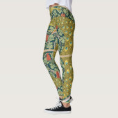 Leggings Peacock Art Nouveau Style rond design complexe (Gauche)