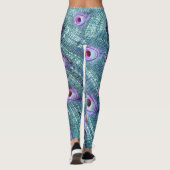 LEGGINGS PEACOCK FANCY FEATHERS 2 (Dos)
