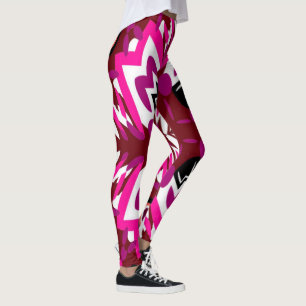 Leggings Peacock vintage