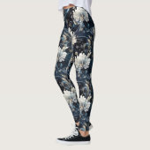 Leggings Pearl Galaxy Floral Navy Motif bleu (Gauche)