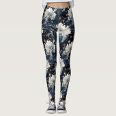 Leggings Pearl Galaxy Floral Navy Motif bleu (Devant)
